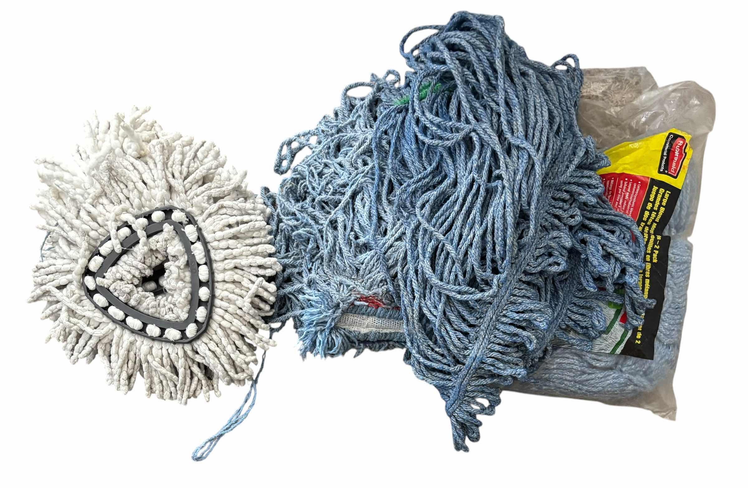 Photo 1 of MOP BUCKETS (2) & MOP HEADS