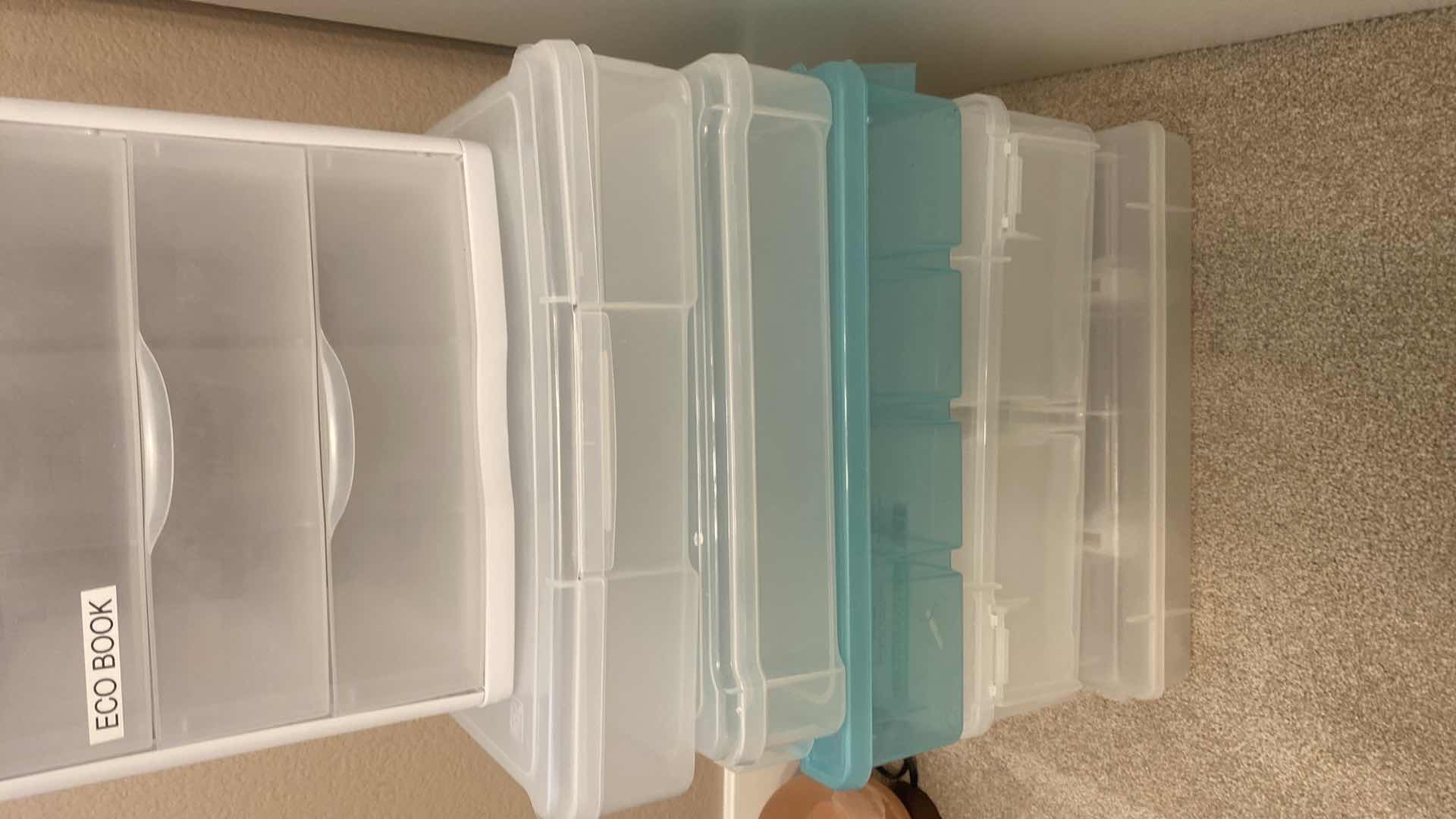 Photo 1 of 12 STORAGE BINS FOR CRAFTS VARIOUS SIZES