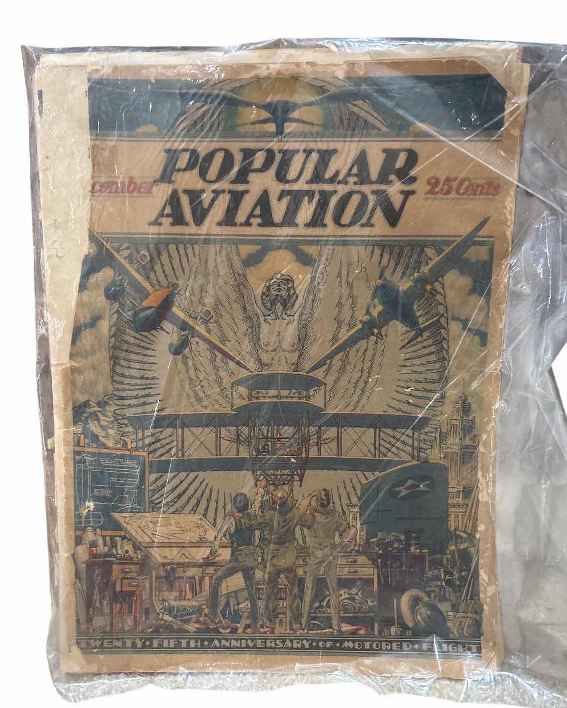 Photo 1 of VINTAGE POPULAR AVIATION MAGAZINE DECEMBER 1928 9”X12”