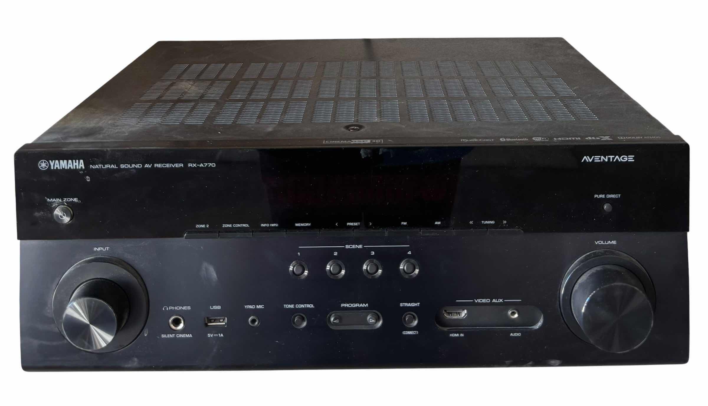 Photo 1 of YAMAHA AVENTAGE CHANNEL NETWORK A/V RECEIVER (NO POWER CORD) $455
