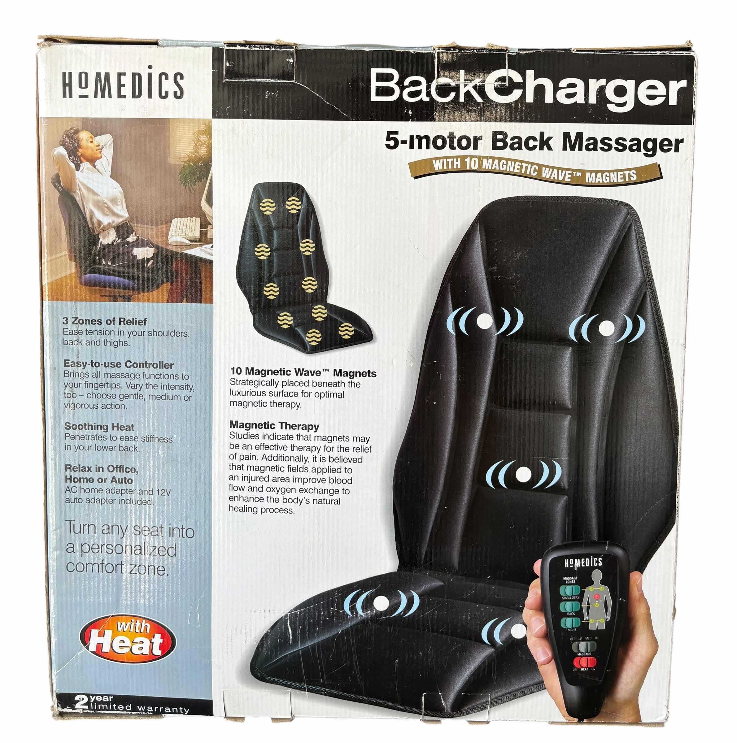 Photo 1 of NIB HOMEDICS BACK CHARGER BACK MASSAGER $45