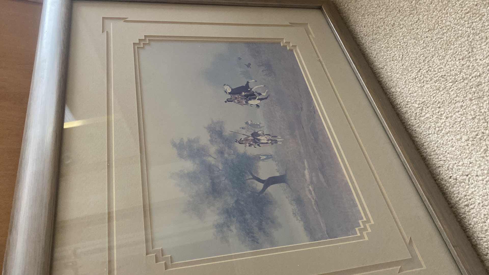 Photo 1 of $150 FRAMED WATERCOLOR PRINT ”BREAKING THE MORNING SILENCE” BY PALADINE ROYE 18“ X 16“