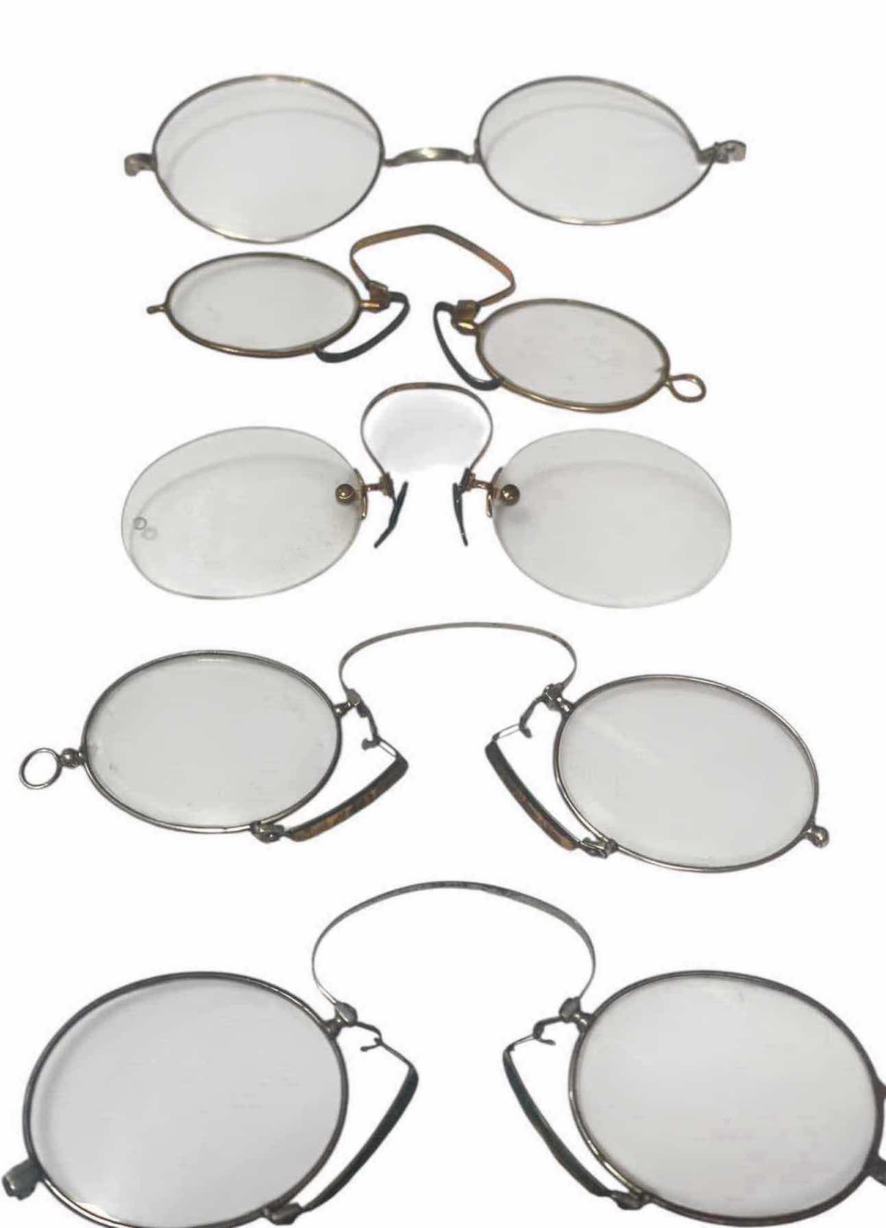 Photo 1 of ANTIQUE PINCE-NEX GLASSES (5)