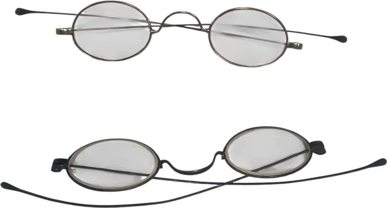 Photo 1 of VINTAGE WIRE FRAMED GLASSES (2)
