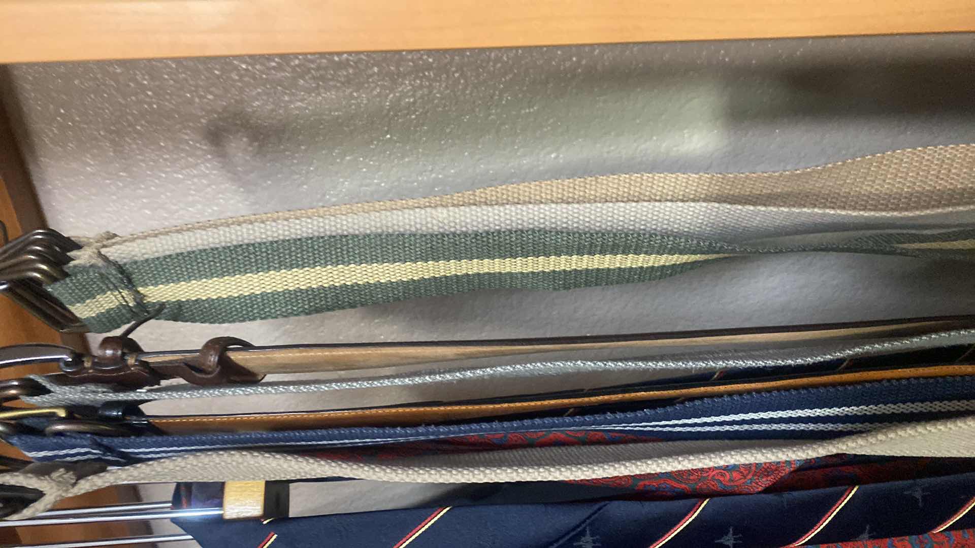 Photo 1 of MEN’S TIES AND BELTS