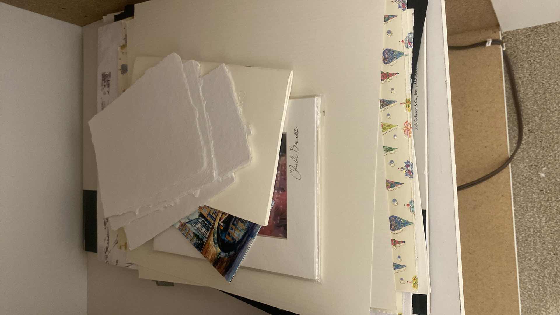 Photo 1 of CONTENTS OF CABINET CRAFTING SUPPLIES FABRIC & LACE TRIM