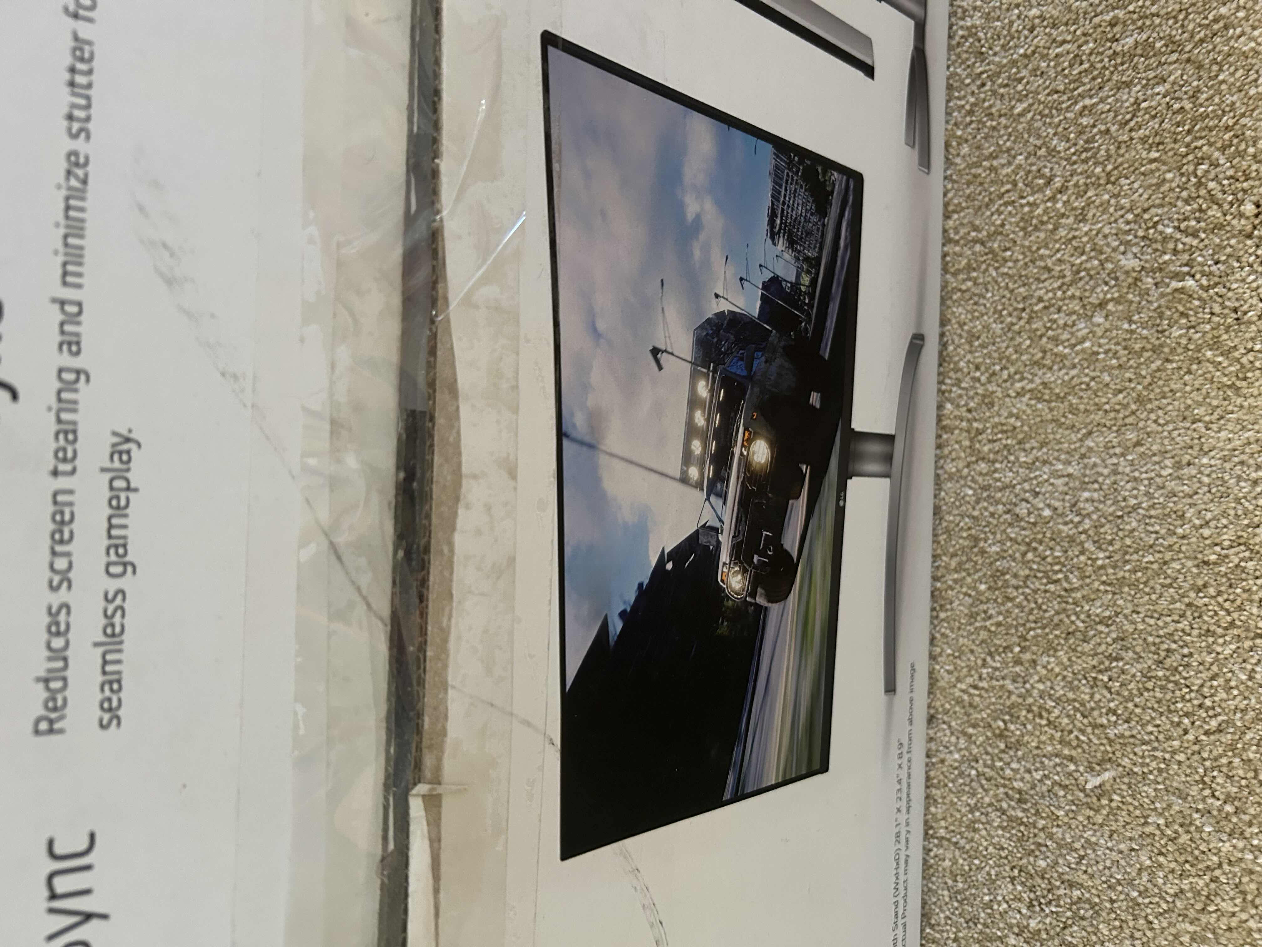 Photo 1 of LG ULTRAWIDE MONITOR W 34 " CURVED SCREEN
