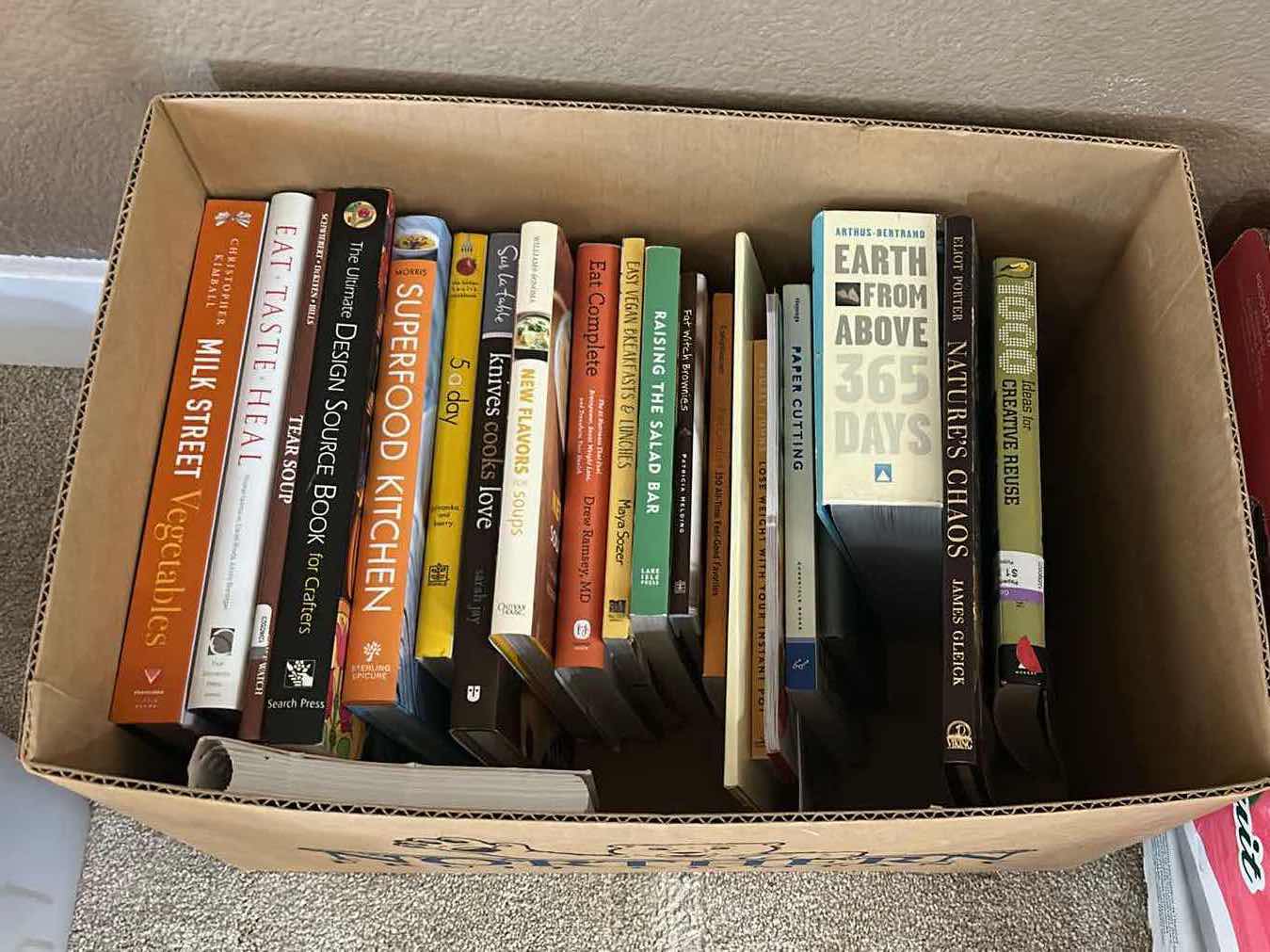 Photo 1 of CONTENTS OF BOX VARIOUS TITLES & AUTHORS COOKING