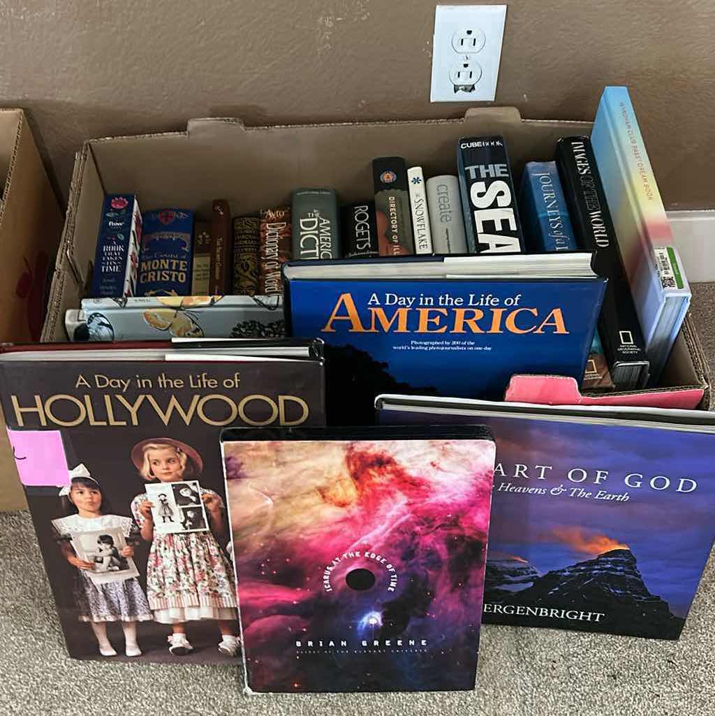 View 1 of CONTENTS OF BOX VARIOUS TITLES & AUTHORS HARD COVER