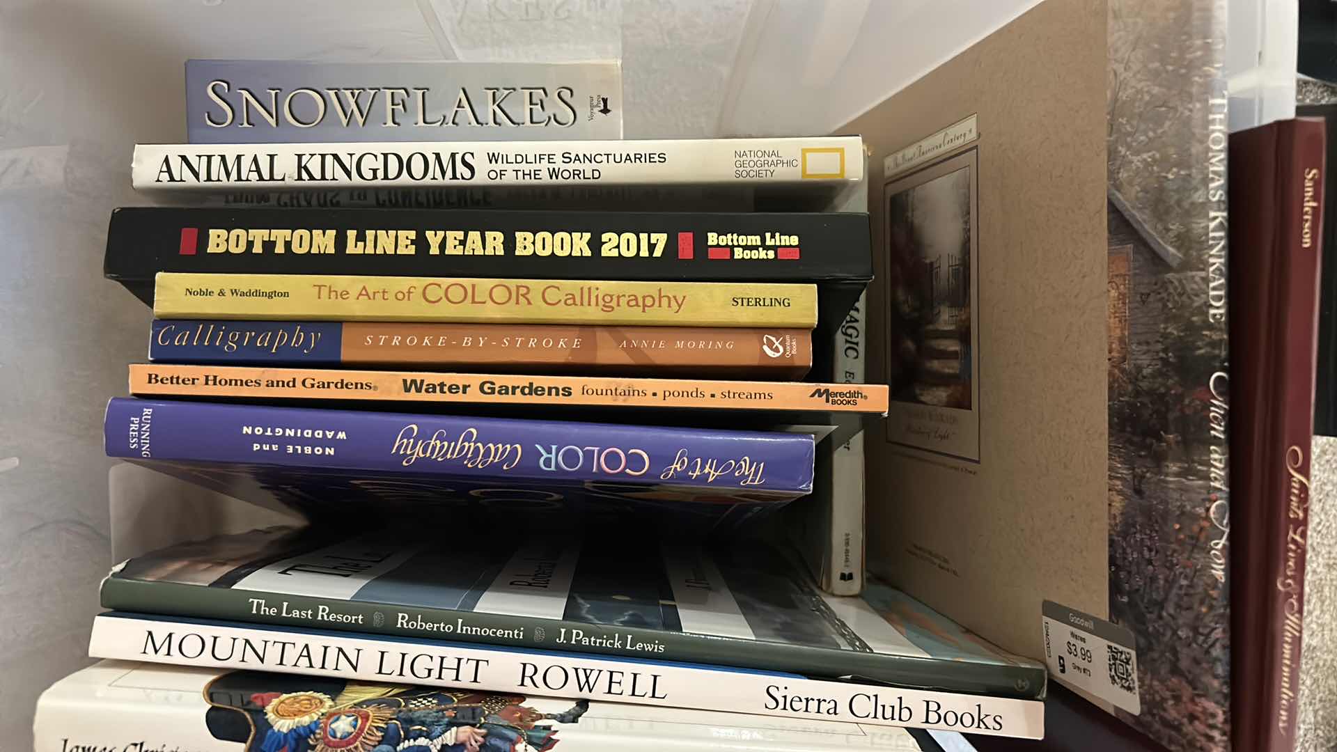 Photo 1 of CONTENTS OF TOTE VARIOUS TITLES & AUTHORS NATURE BOOKS