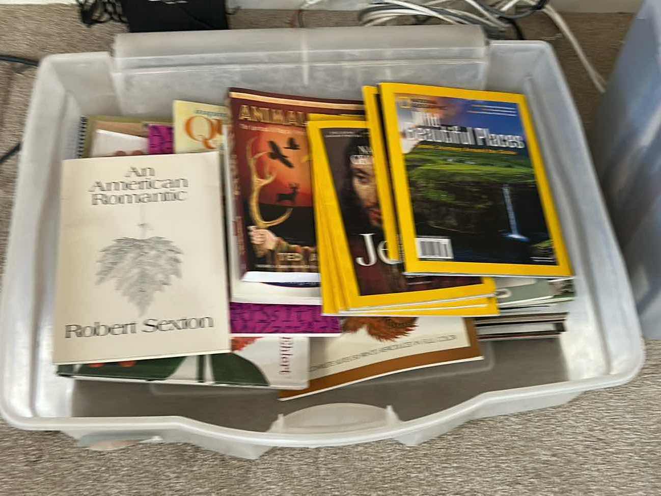 Photo 1 of CONTENTS OF TOTE VARIOUS MAGAZINES