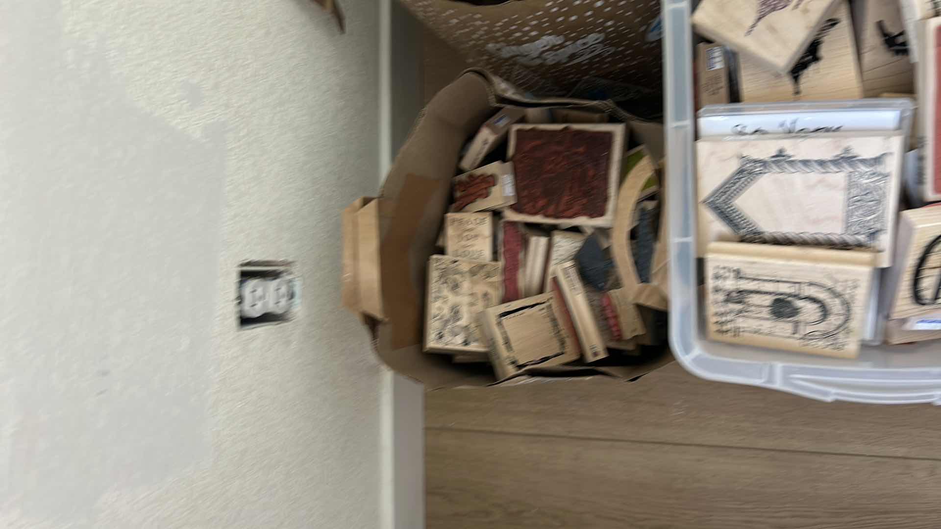 Photo 1 of CONTENTS OF BAGS AND TOTES CRAFTING STAMPS
