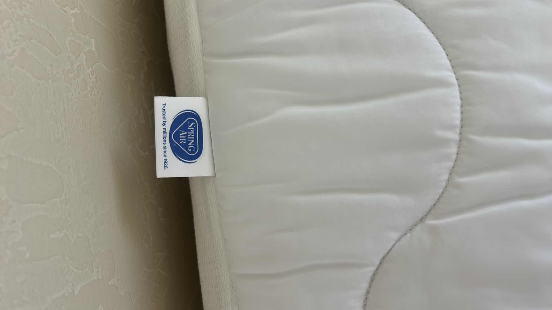 Photo 1 of SPRING AIR FULL SIZE MATTRESS W THICK FOAM TOPPER