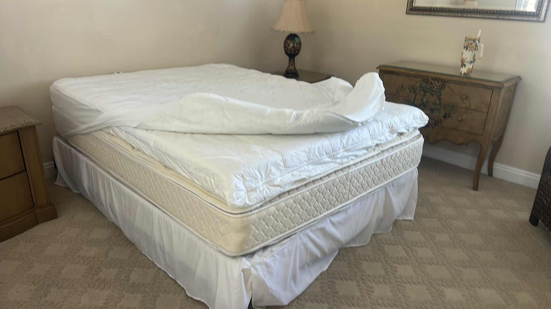 Photo 1 of SPRING AIR FULL SIZE MATTRESS W THICK FOAM TOPPER