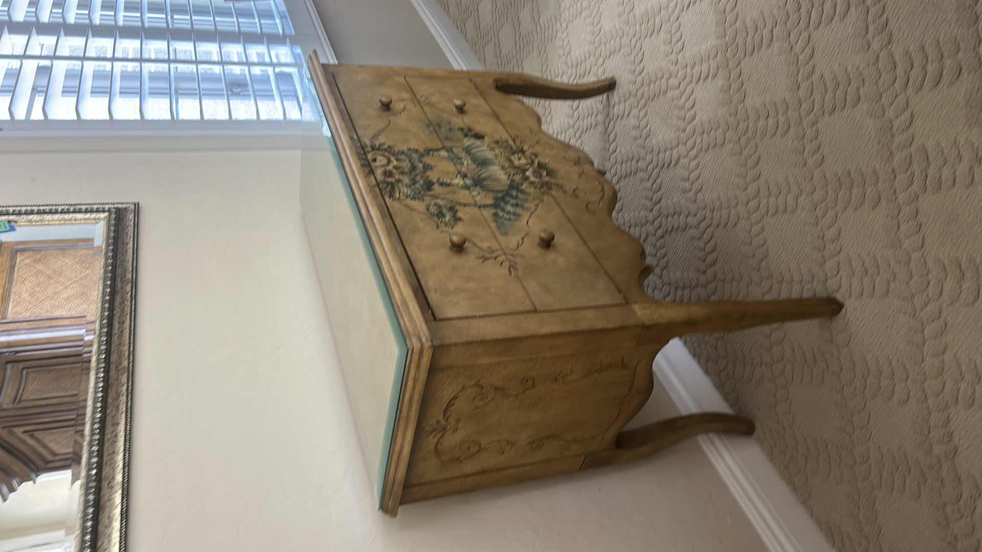 Photo 1 of AA IMPORTING HAND-PAINTED FRENCH LOUIS XV STYLE ACCENT PASTORAL SCENE CHEST COMMODE 38 1/2“ x 16“ x H32“
