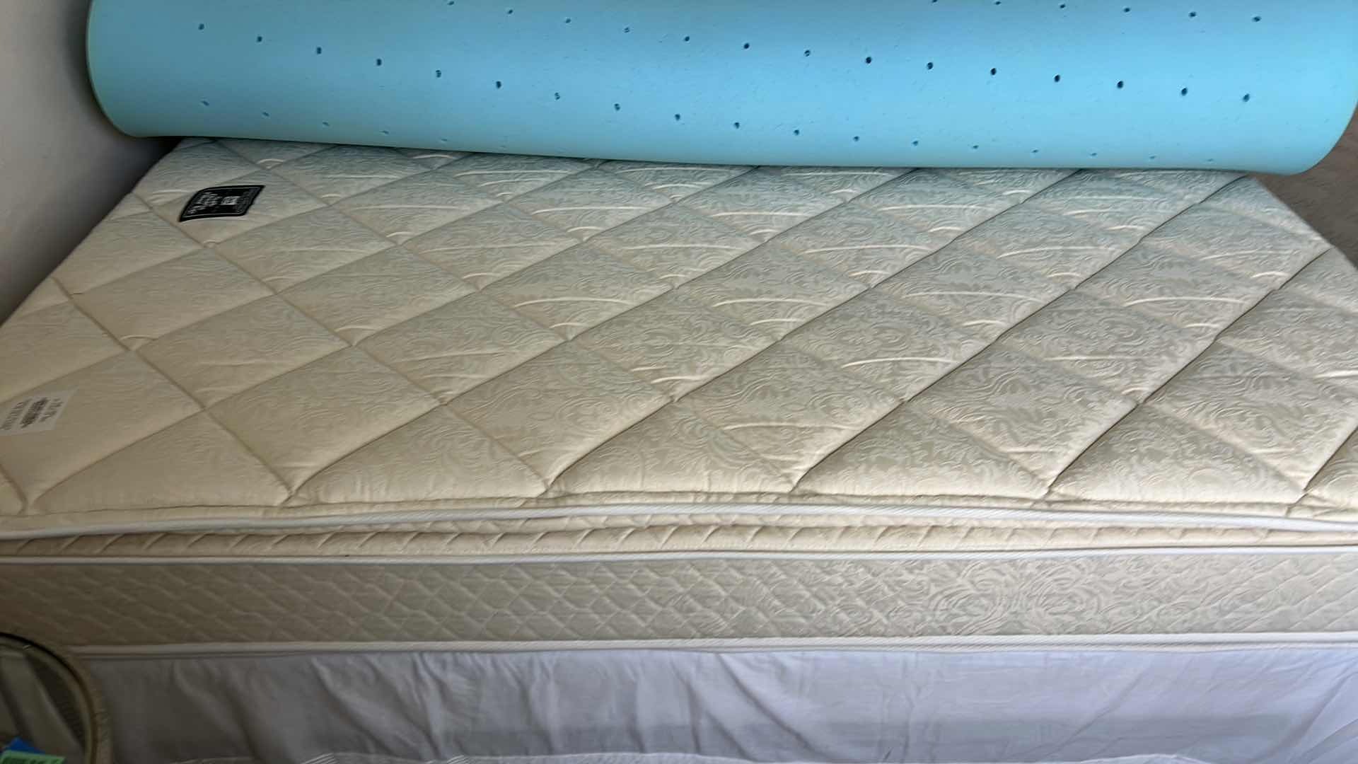 Photo 1 of SERTA PILLOW TOP QUEEN MATTRESS AND 5” FOAM TOPPER