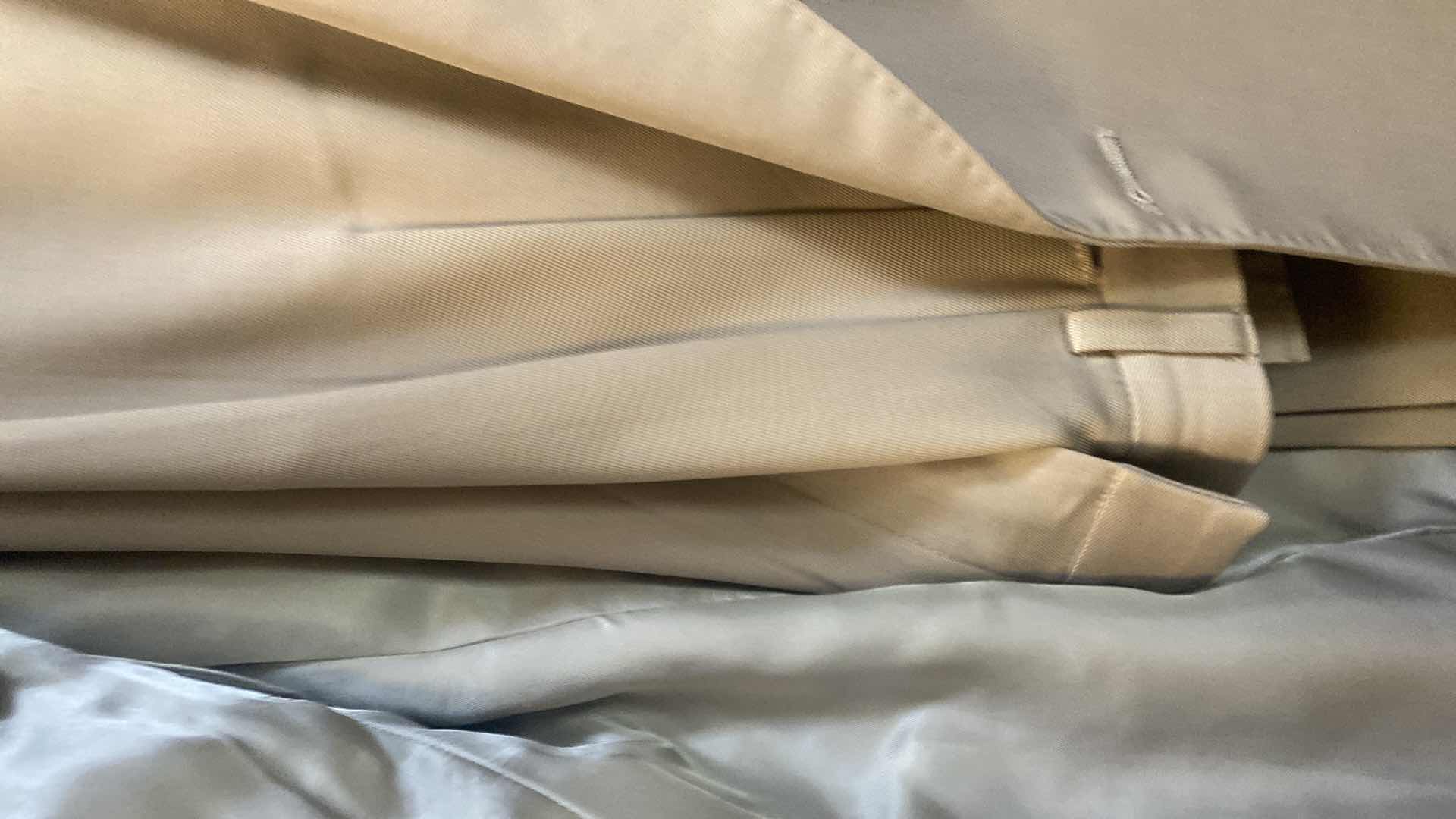 Photo 1 of MENS GRAND CUSTOM SUIT 100%WOOL MADE IN HONG KONG EST SIZE JACKET 40/42 PANTS 33/34