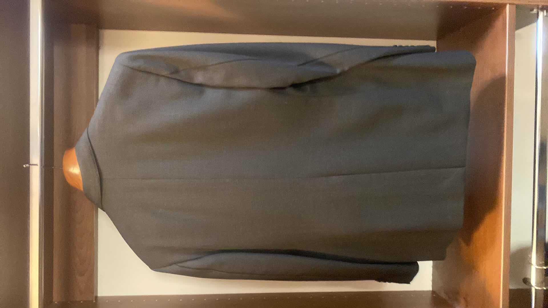 Photo 1 of MENS GRAND CUSTOM SUIT 100%WOOL MADE IN HONG KONG EST SIZE JACKET 40/42 PANTS 33/34