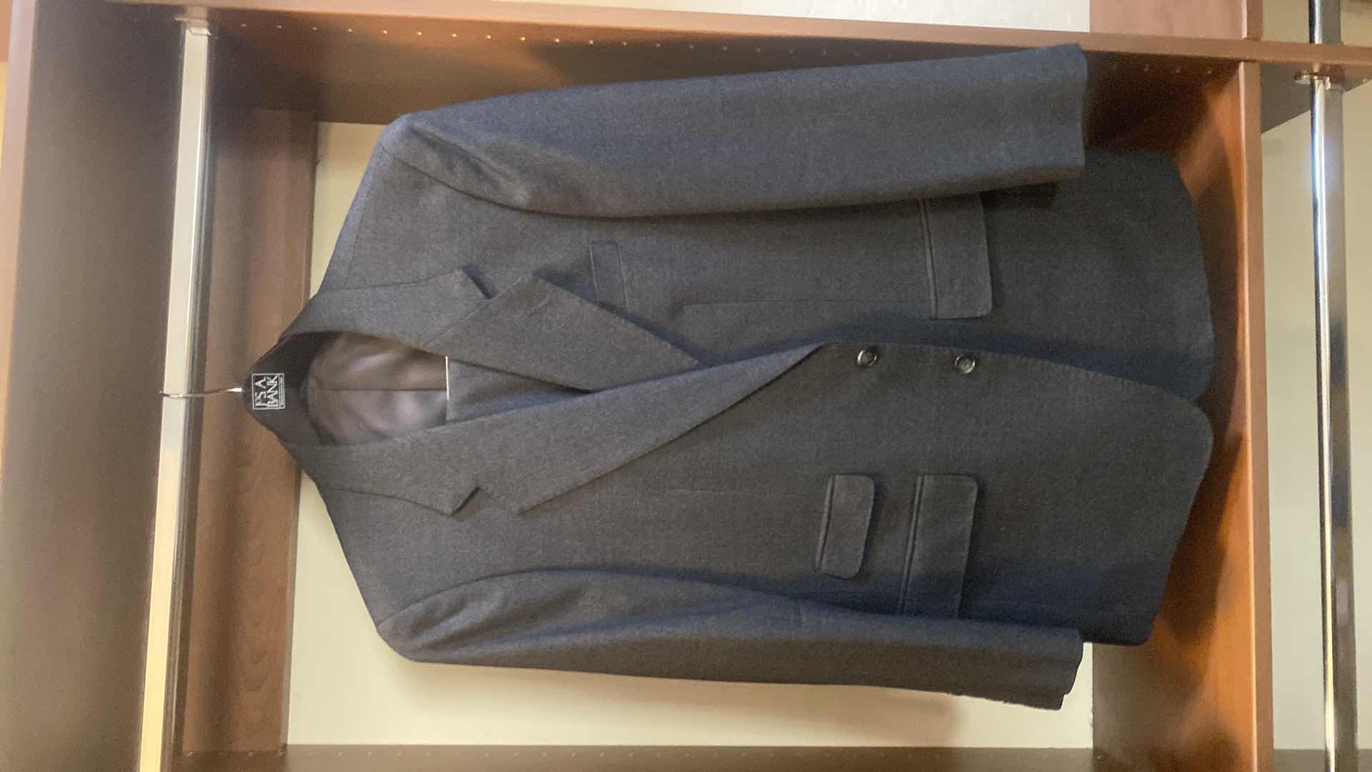 Photo 1 of MENS GRAND CUSTOM SUIT 100%WOOL MADE IN HONG KONG EST SIZE JACKET 40/42 PANTS 33/34