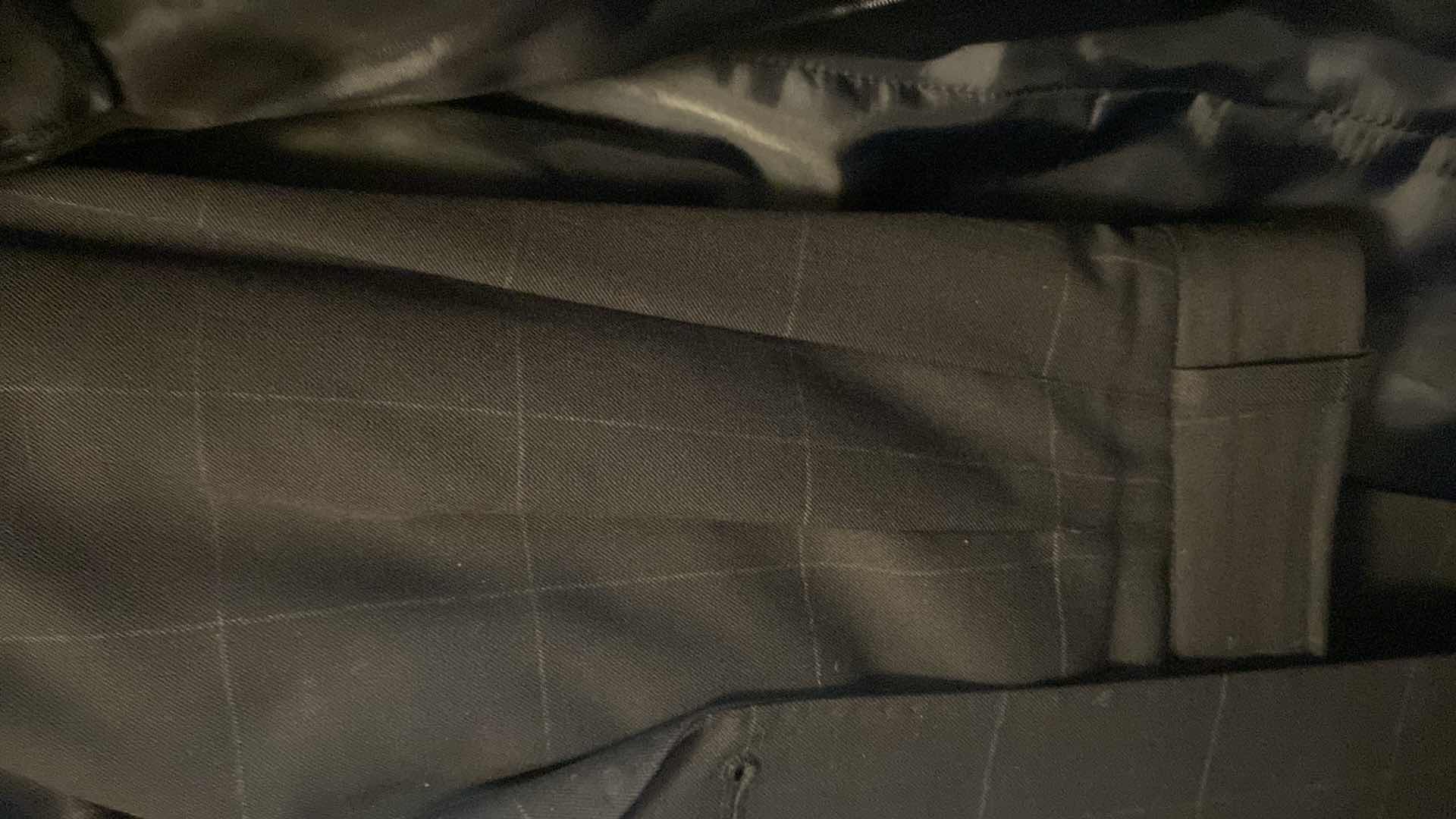 Photo 1 of MENS GRAND CUSTOM SUIT 100%WOOL MADE IN HONG KONG EST SIZE JACKET 40/42 PANTS 33/34