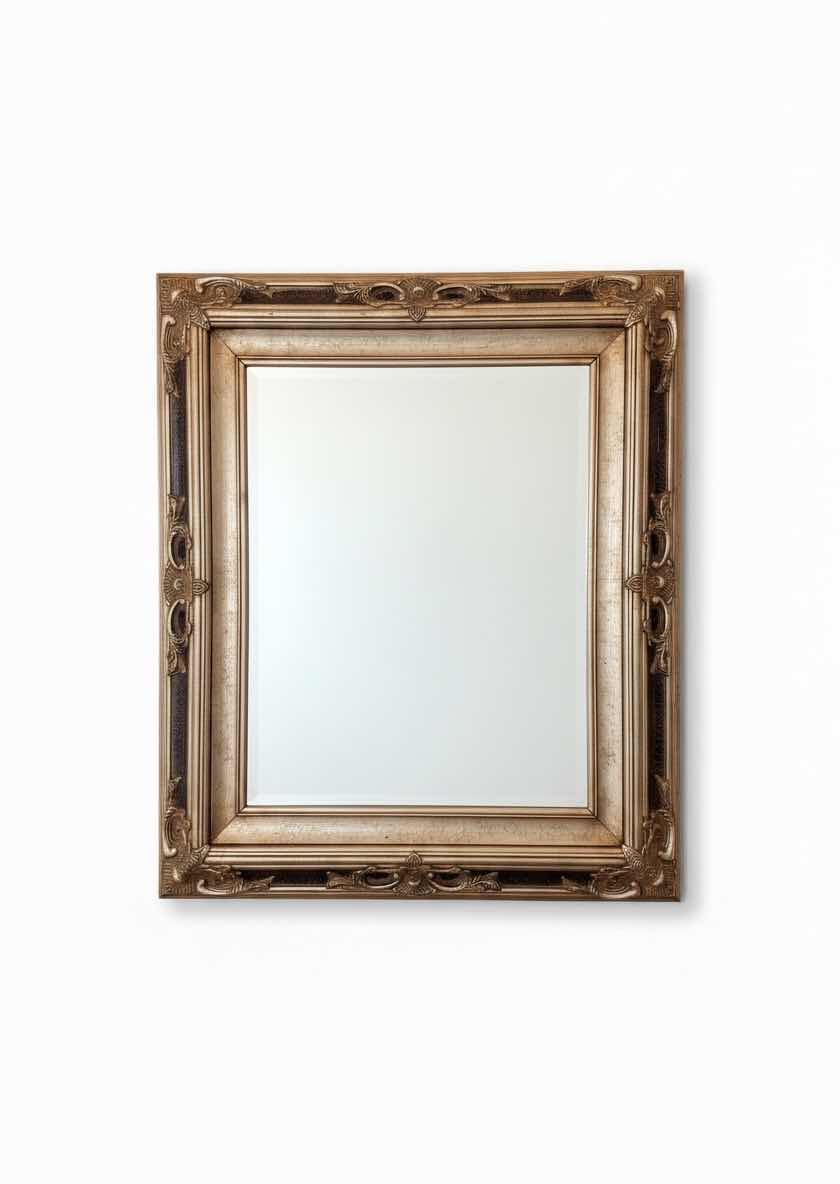 Photo 1 of GOLD ORNATE FRAMED WALL MIRRORS 38” x 43”