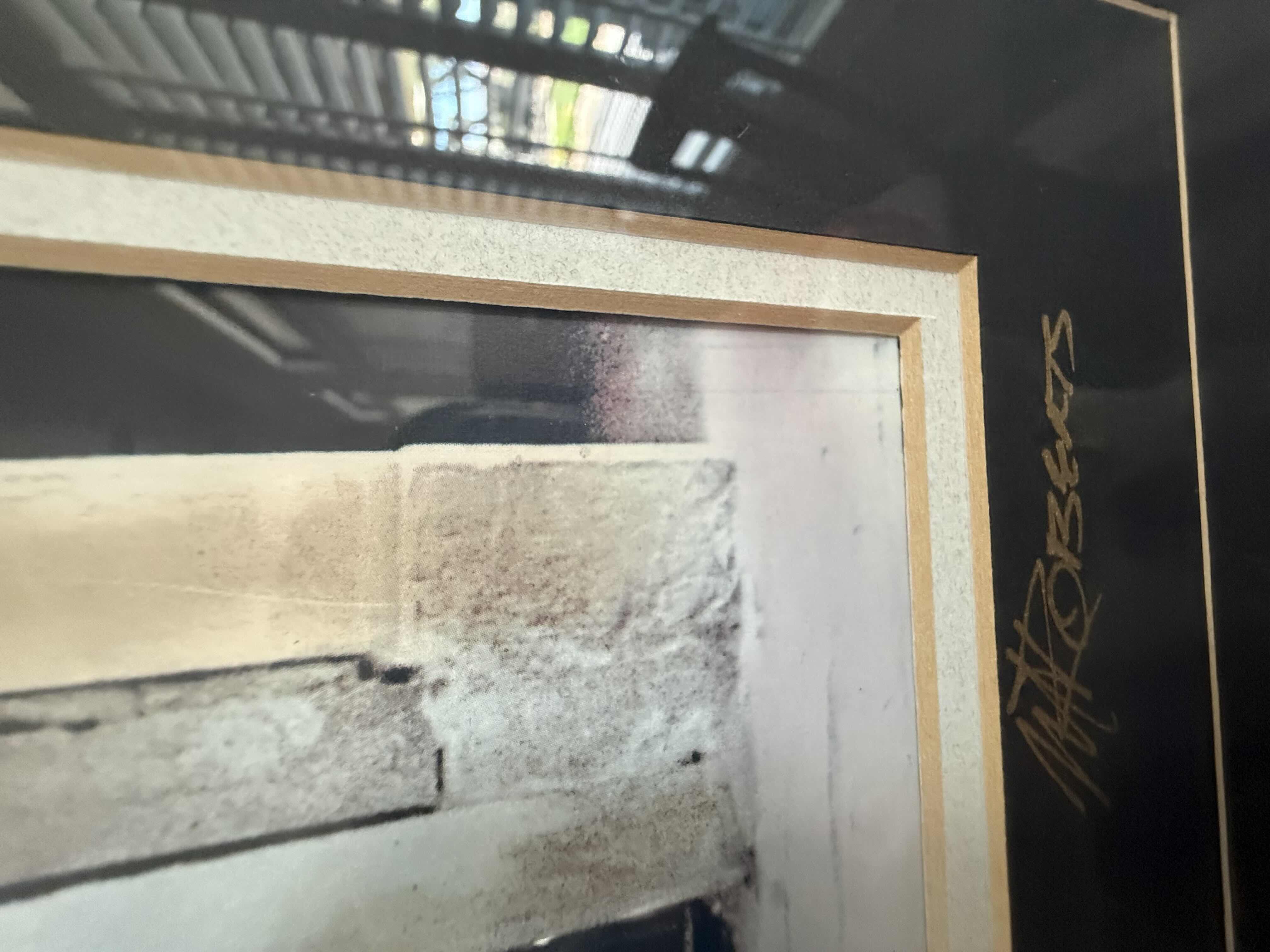Photo 1 of CRACKLED GOLD FRAMED “THE CORNER FRUIT STORE” SIGNED ARTWORK 27” x 30”