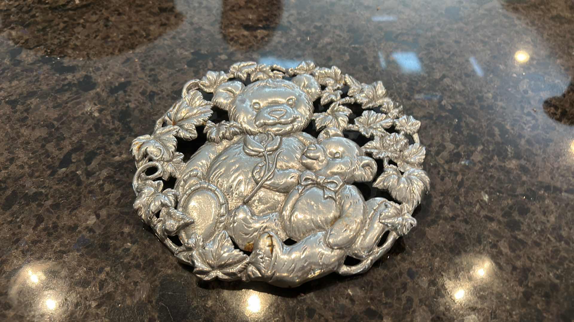 Photo 1 of 7 DECORATIVE METAL SERVING BOWLS, TRAYS AND BASKETS