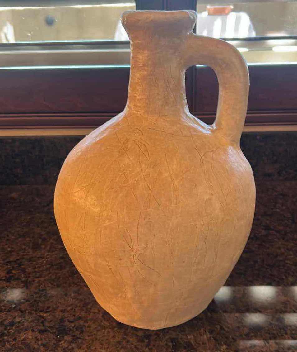 Photo 1 of 2- RESIN GREEK INSPIRED MERCANA JUGS H 14" 11"