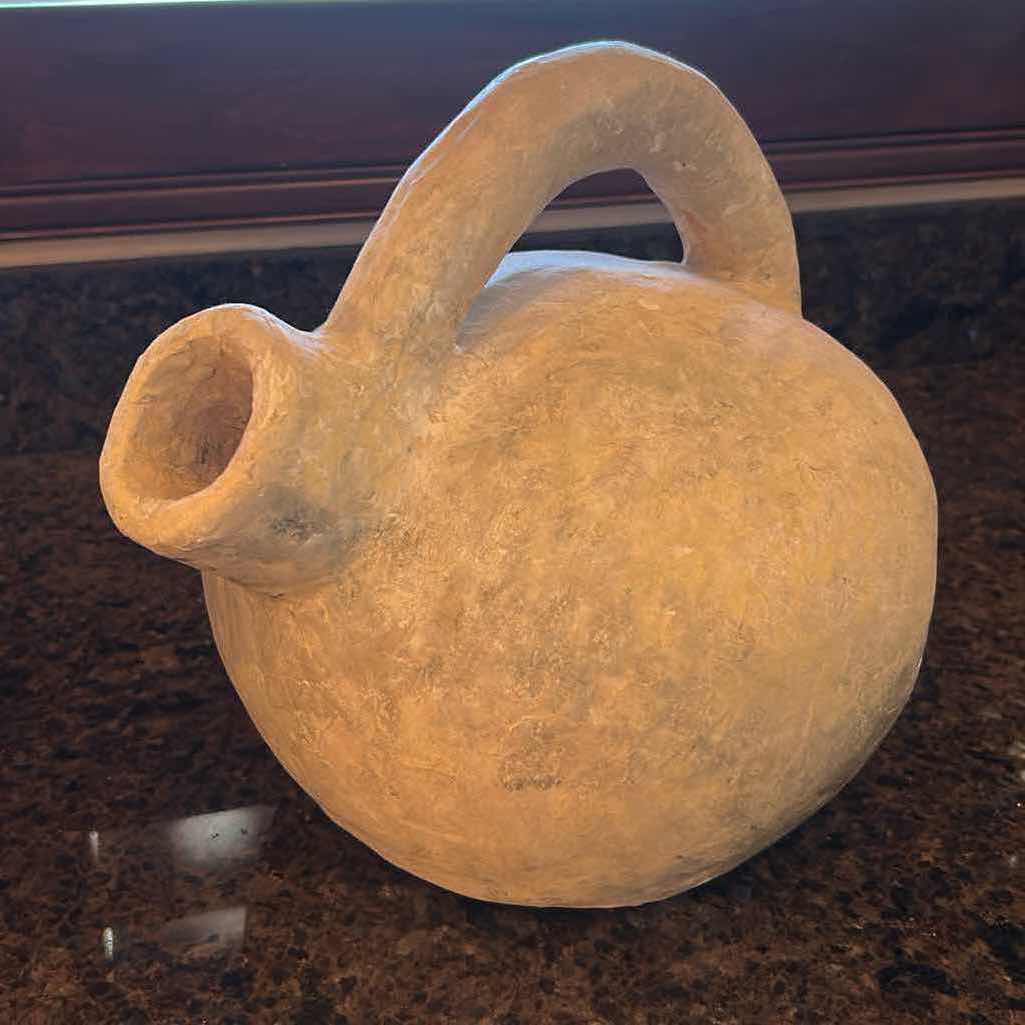 Photo 1 of 2- RESIN GREEK INSPIRED MERCANA JUGS H 14" 11"