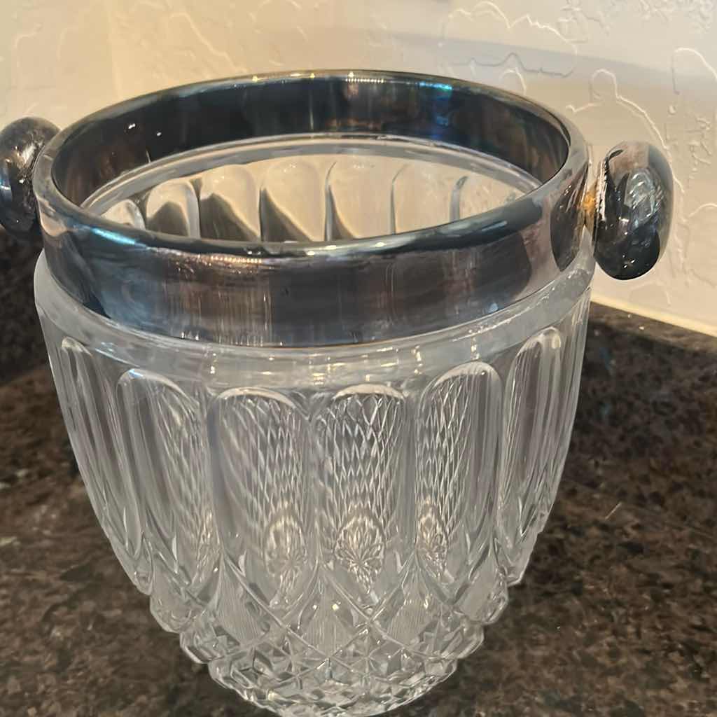 Photo 1 of 2- GLASS ICE BUCKETS H 9" 5"