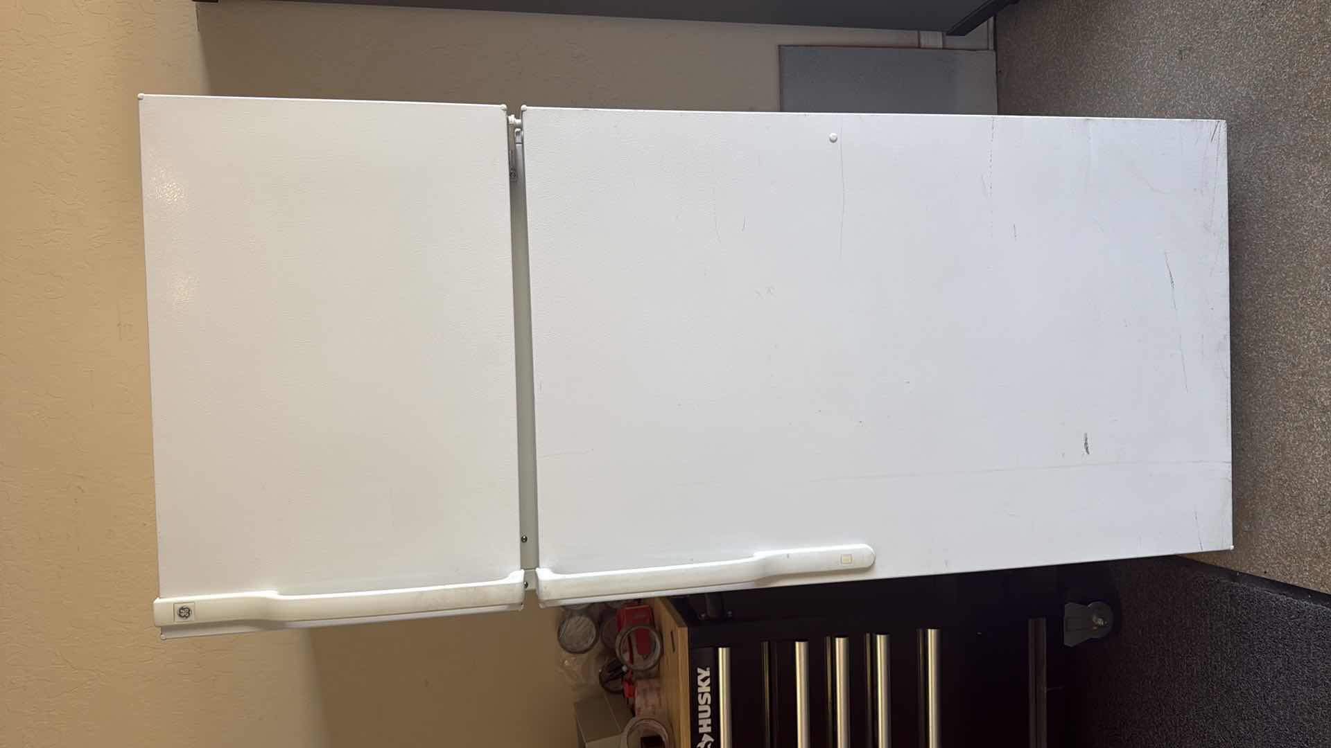 Photo 1 of WHITE GE TOP FREEZER REFRIGERATOR