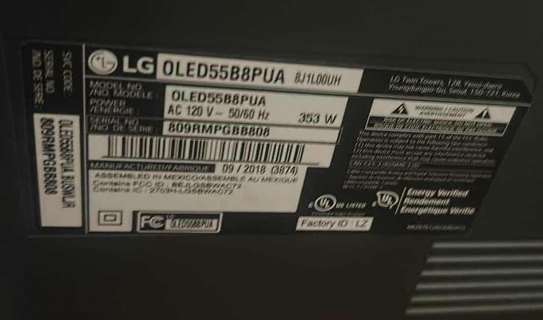 Photo 1 of 50" LG OLED SMART TV W MINIMAL STAND DESIGN W REMOTE