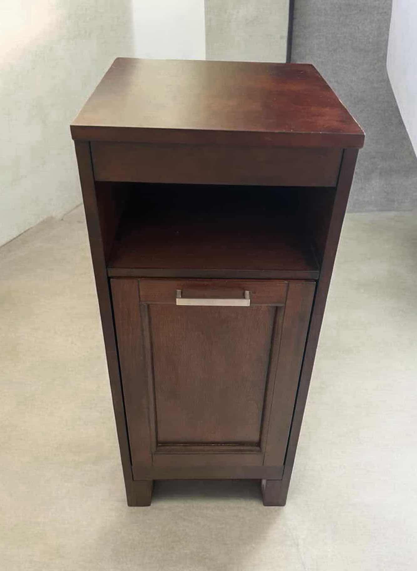 Photo 1 of MORECOTT LINEN CABINET W CHOCOLATE COLORED MDF FINISH 13" X 13" H 32"