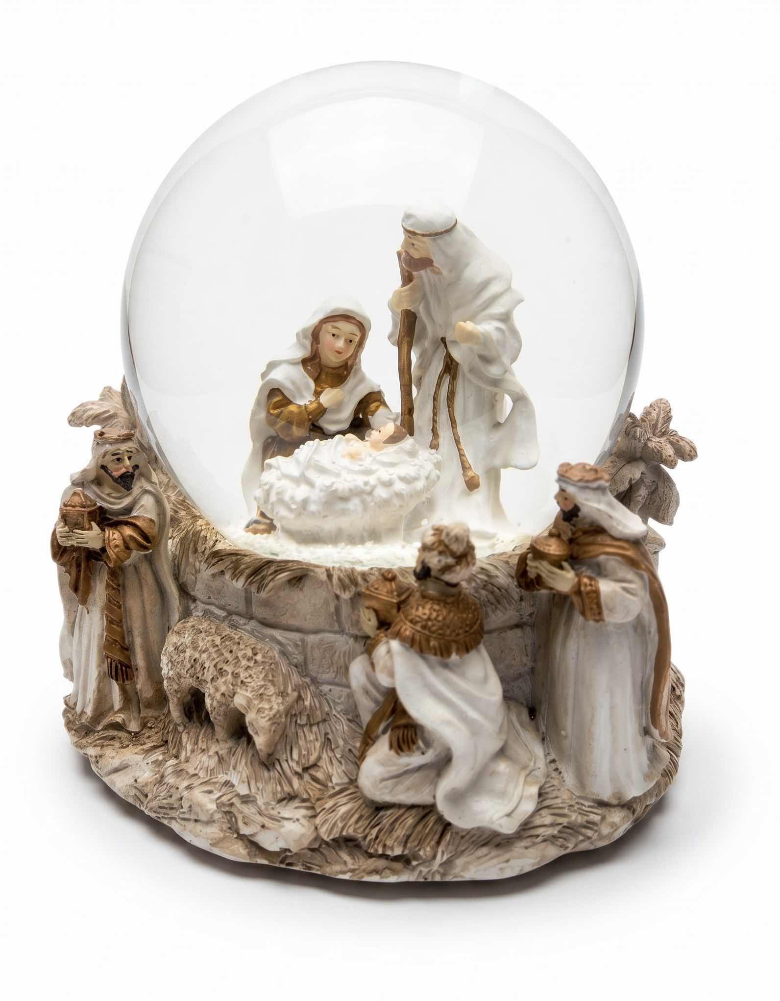 Photo 1 of CHRISTMAS NATIVITY SNOW GLOBE H7”