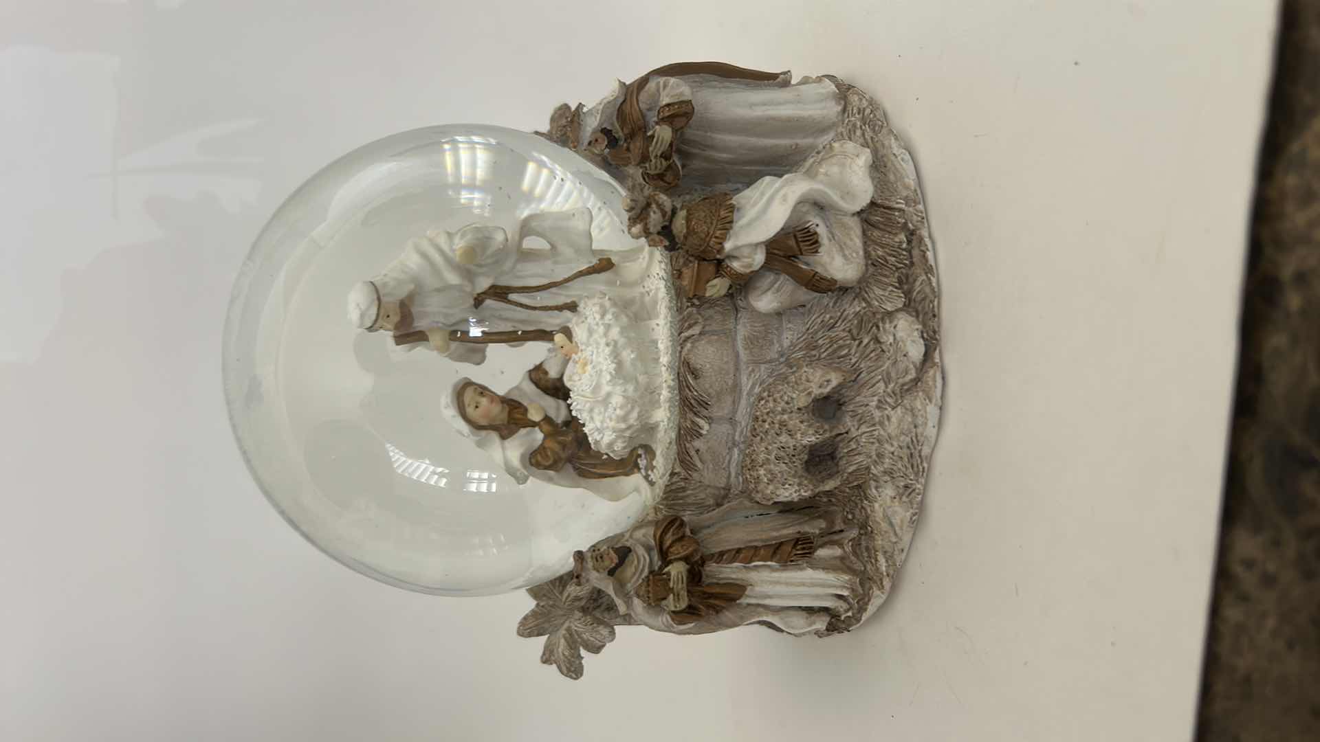 Photo 1 of CHRISTMAS NATIVITY SNOW GLOBE H7”