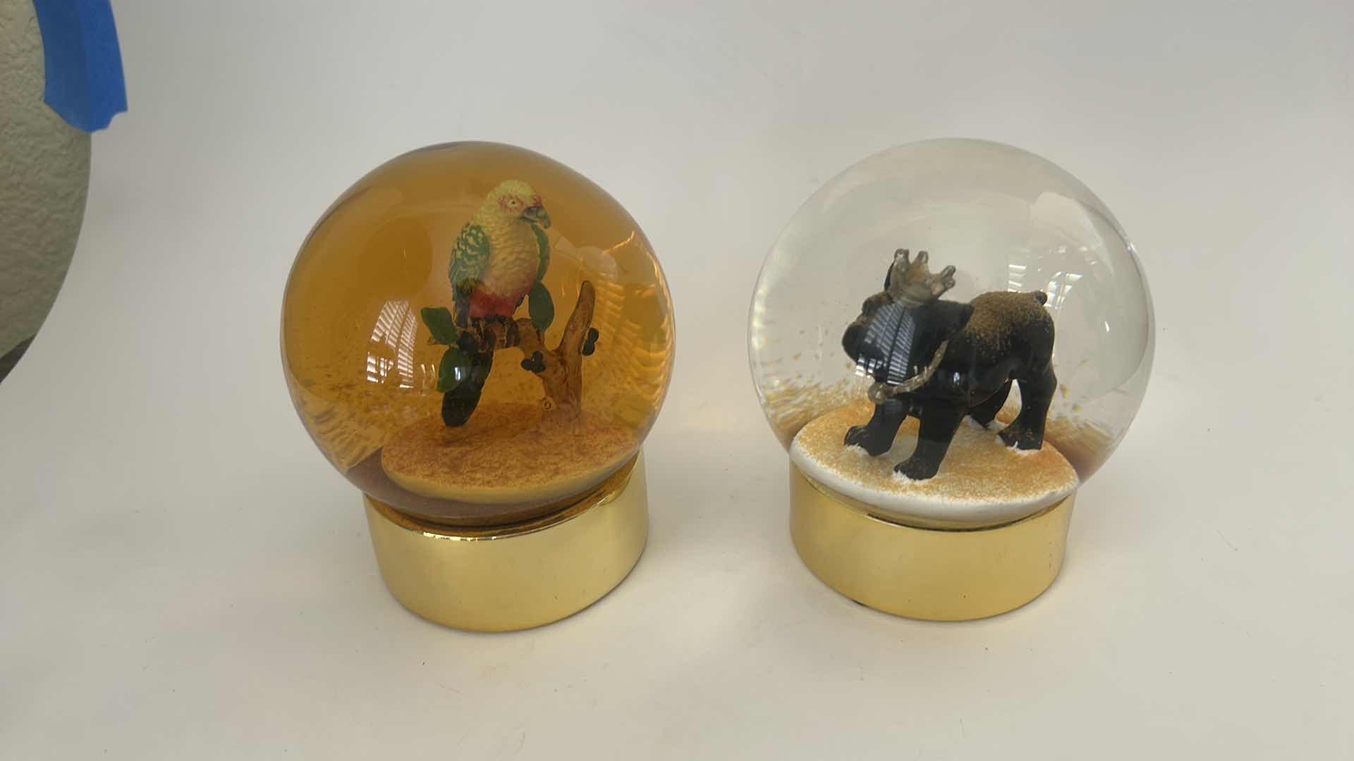 Photo 1 of 2 COLLECTIBLE GLITTER GLOBES H5”