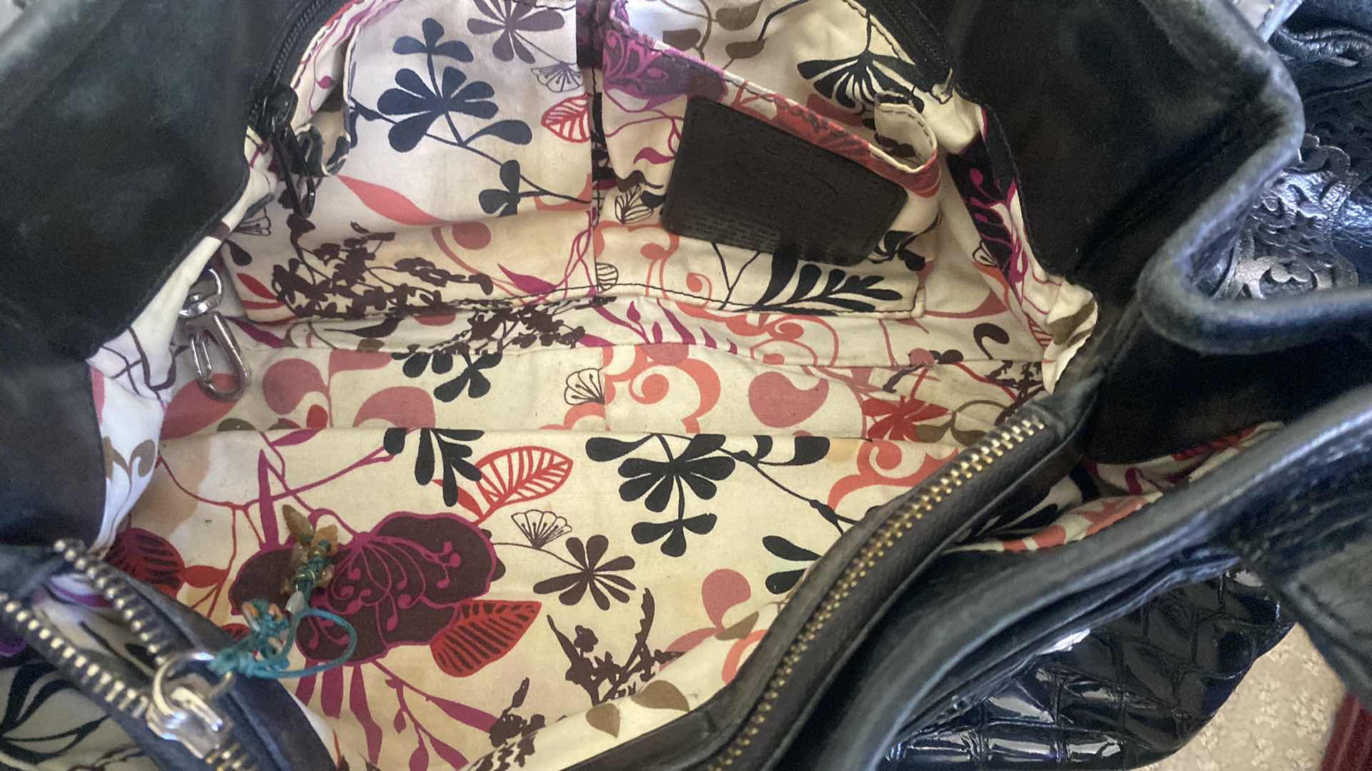 Photo 1 of BLACK BRIGHTON HANDBAG WITH DUST BAG