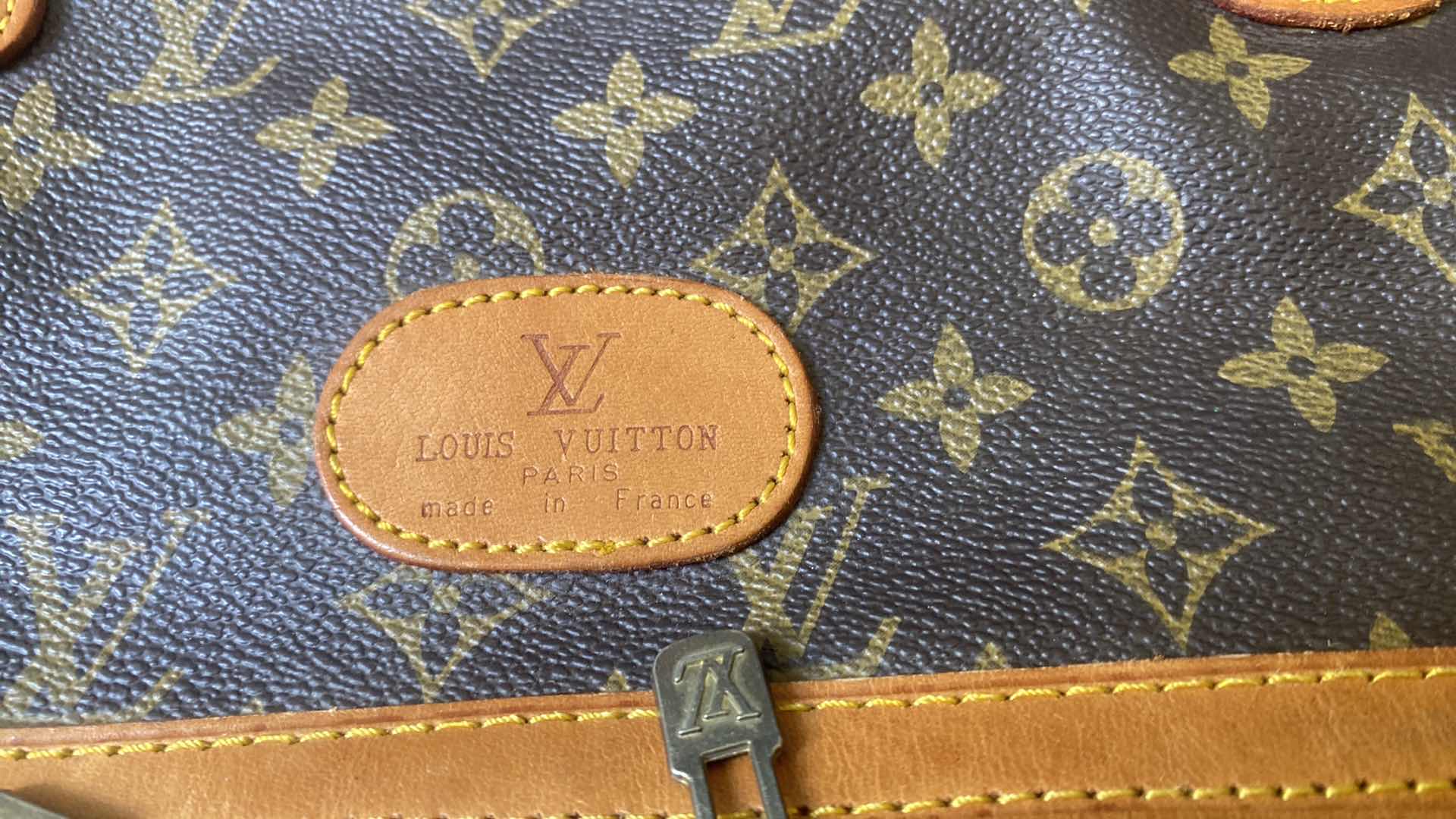 Photo 1 of VINTAGE-STYLE "REPLICA" LOUIS VUITTON OVER NIGHT BAG