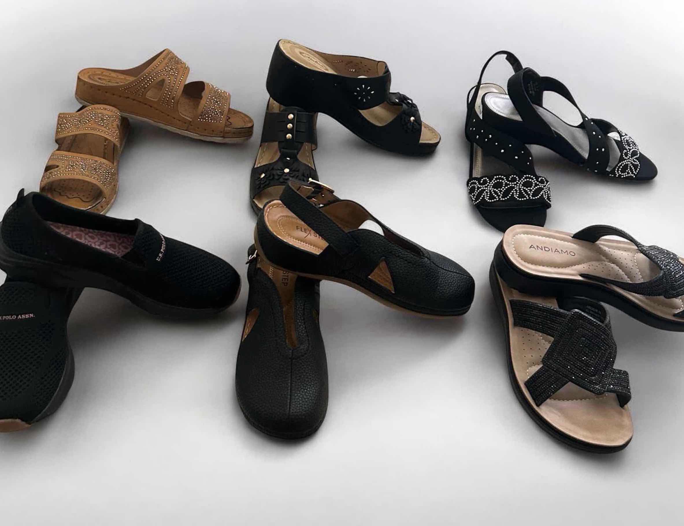 Photo 1 of 6- FLEX STEP ANDIAMO ATALINA SANDALS SIZE 7