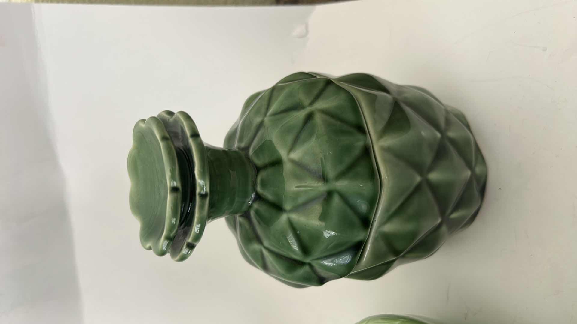 Photo 1 of 3 PC GREEN HOME GOODS DECOR AND ACCESSORIES (TALLEST H10”)