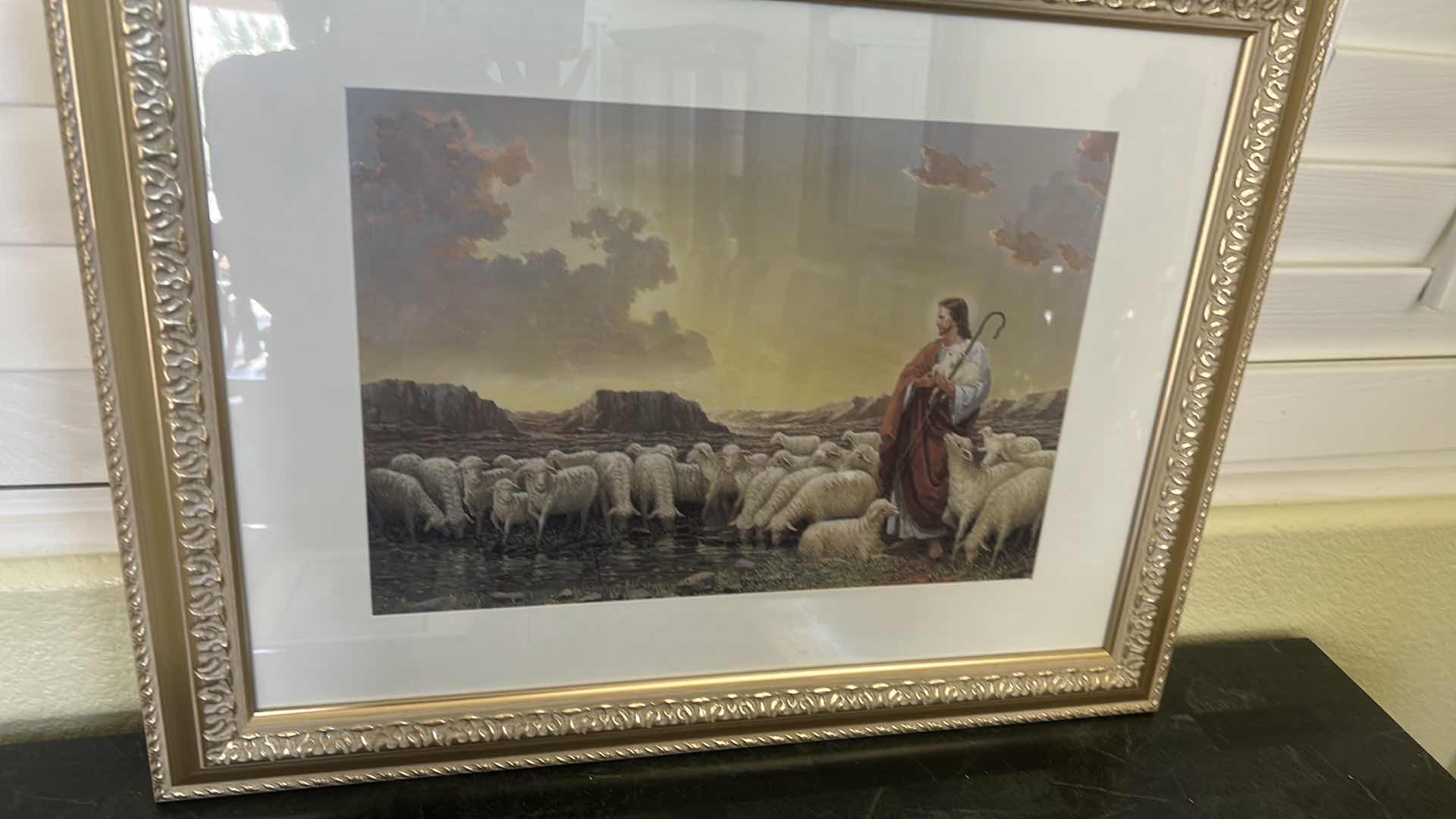Photo 1 of 3- RELIGIOUS ARTWORK & METAL SCRIPTURE