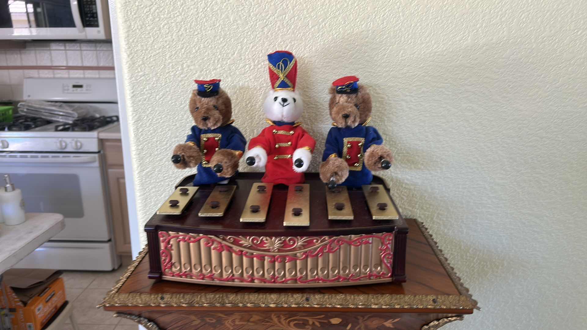 Photo 1 of MR. CHRISTMAS 10” ANIMATED BANDSTAND BEARS FEATURES A CHARMING GROUP OF BEAR MUSICIANS PERFORMING ON A DECORATIVE BANDSTAND. $100