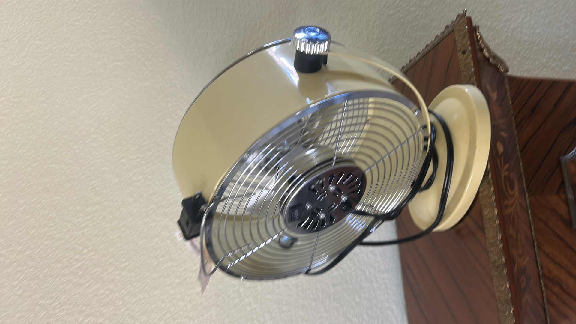 Photo 1 of METAL FAN FEATURES A DURABLE METAL CONSTRUCTION WITH A COMPACT 13” H DESIGN.