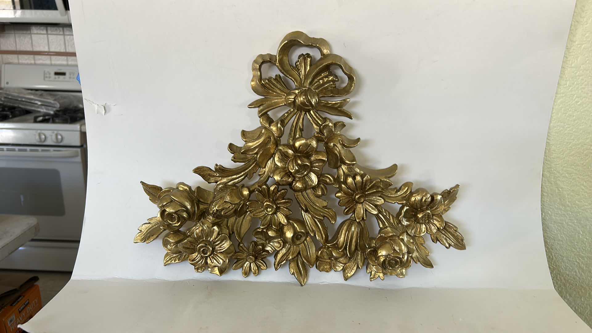 Photo 1 of THREE GOLD TONE, HOME DECOR PIECES