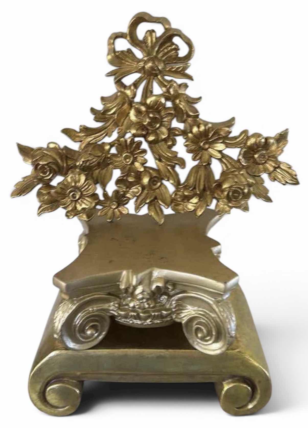Photo 1 of THREE GOLD TONE, HOME DECOR PIECES