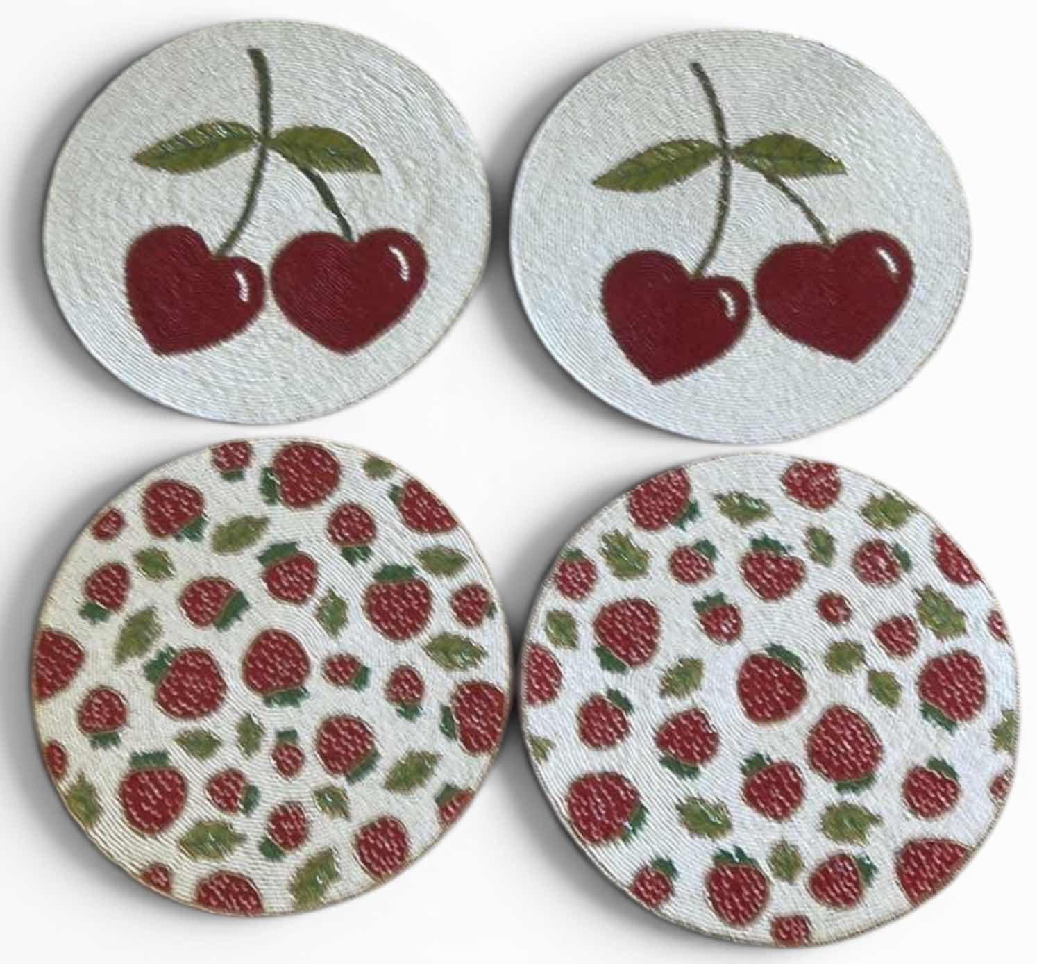 Photo 1 of 4 BEADED ROUND PLACEMATS