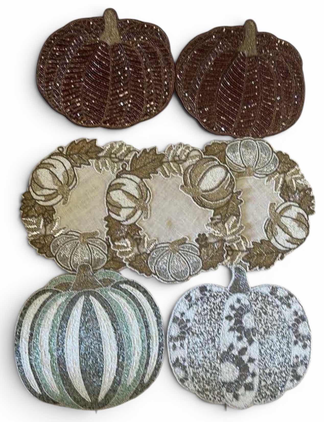 Photo 1 of 7 PUMPKIN PLACEMATS FALL DECOR