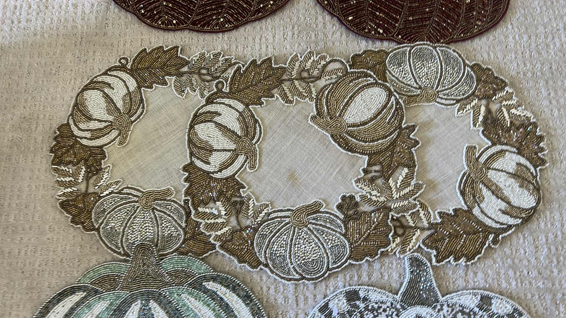 Photo 1 of 7 PUMPKIN PLACEMATS FALL DECOR