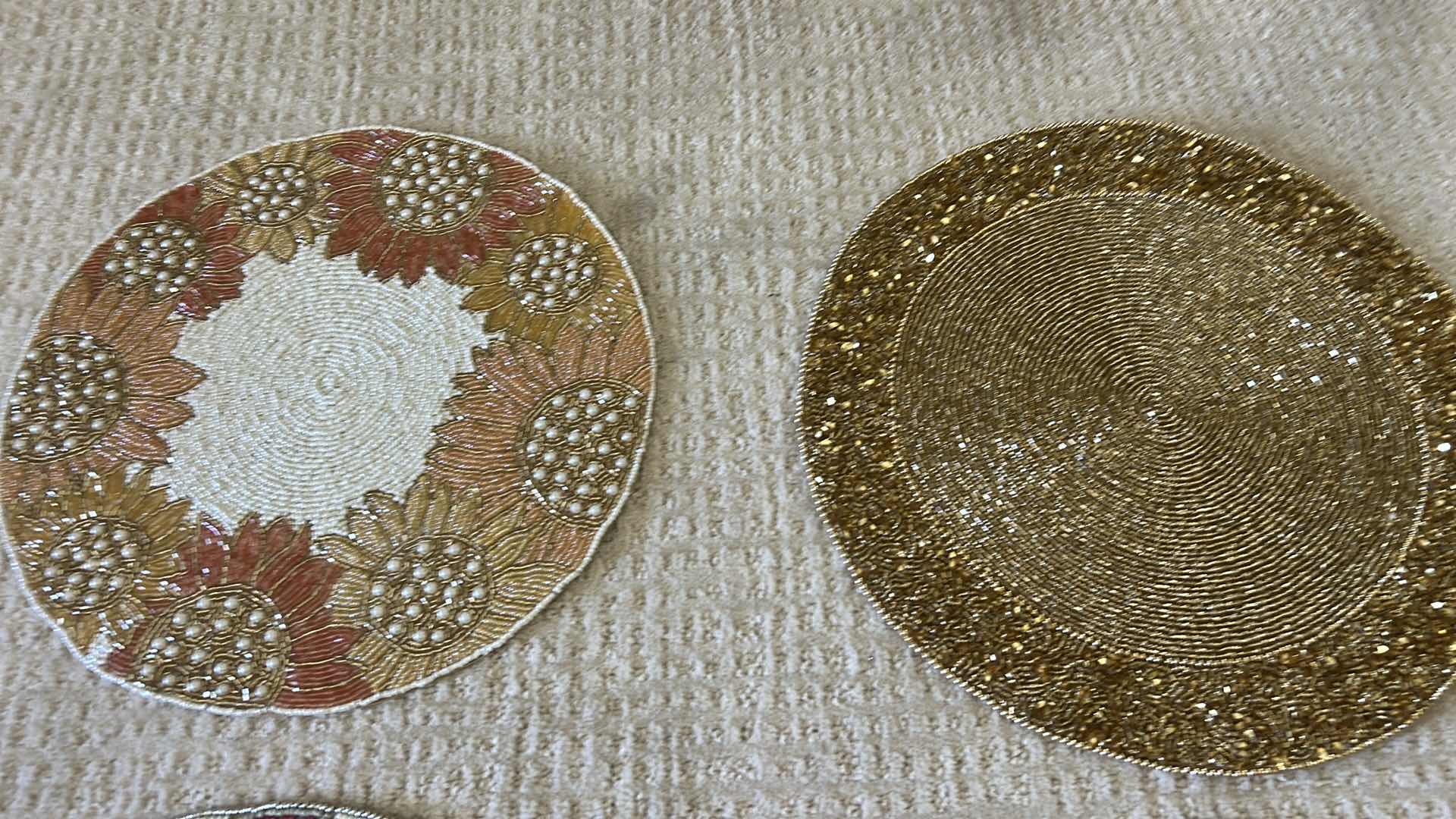 Photo 1 of FIVE BEADED PLACEMATS