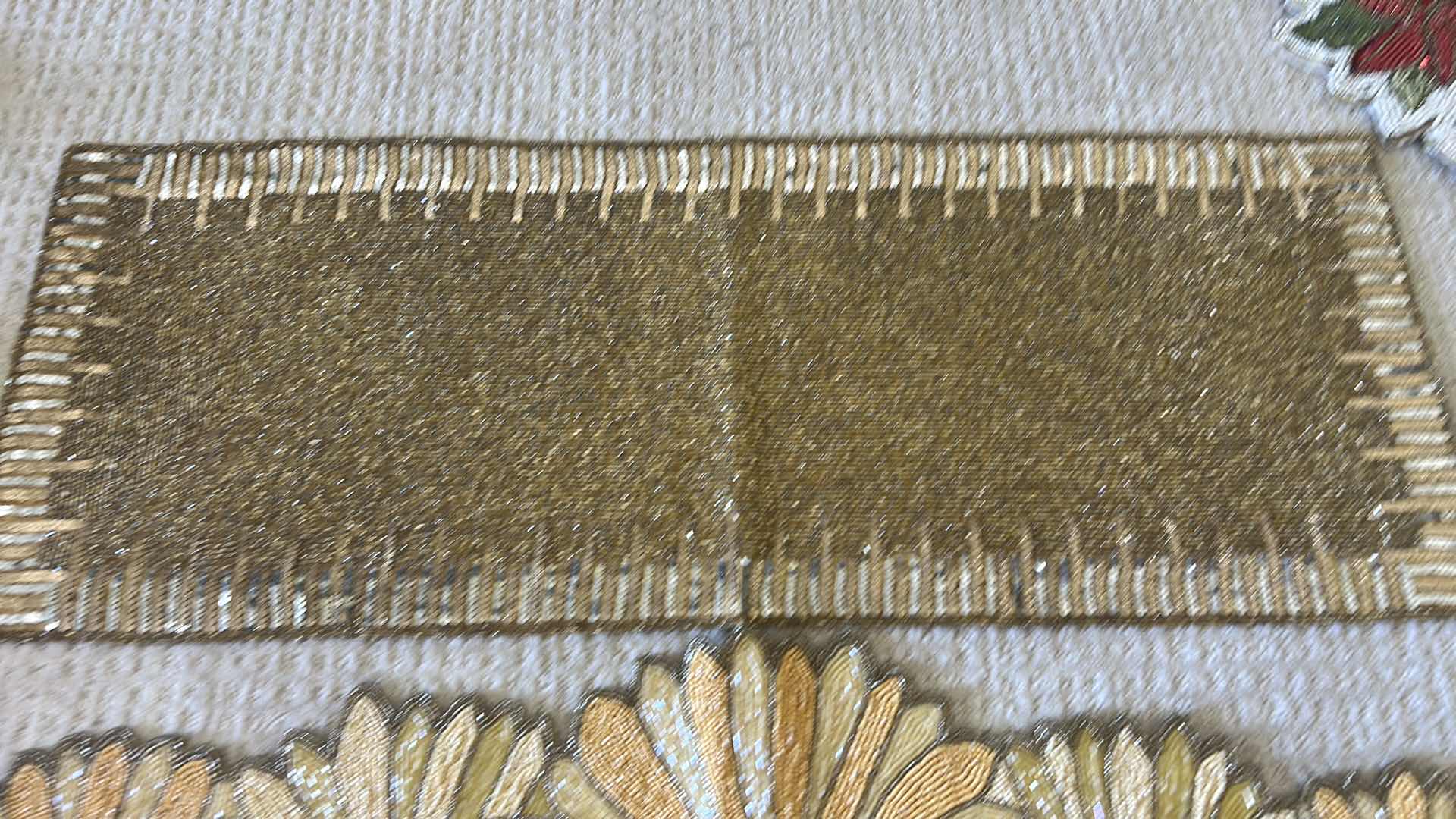 Photo 1 of HOLIDAY DECOR- TWO BEADED TABLE RUNNERS
